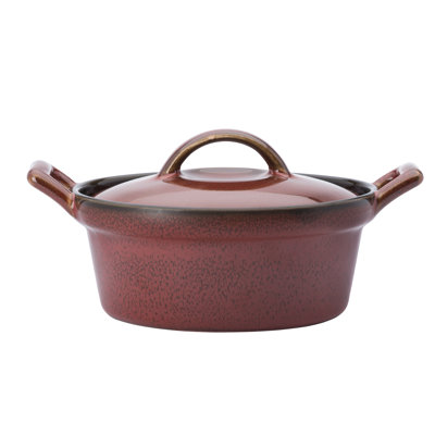 Casserole rustique cramoisie, 8 oz, par Luzerne