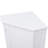 Bathroom Cabinet Triangle Corner Storage Cabinet With Adjustable Shelf Modern Style MDF Board-118317320