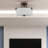 Habibatou Glass Semi Flush Mount-2036690675