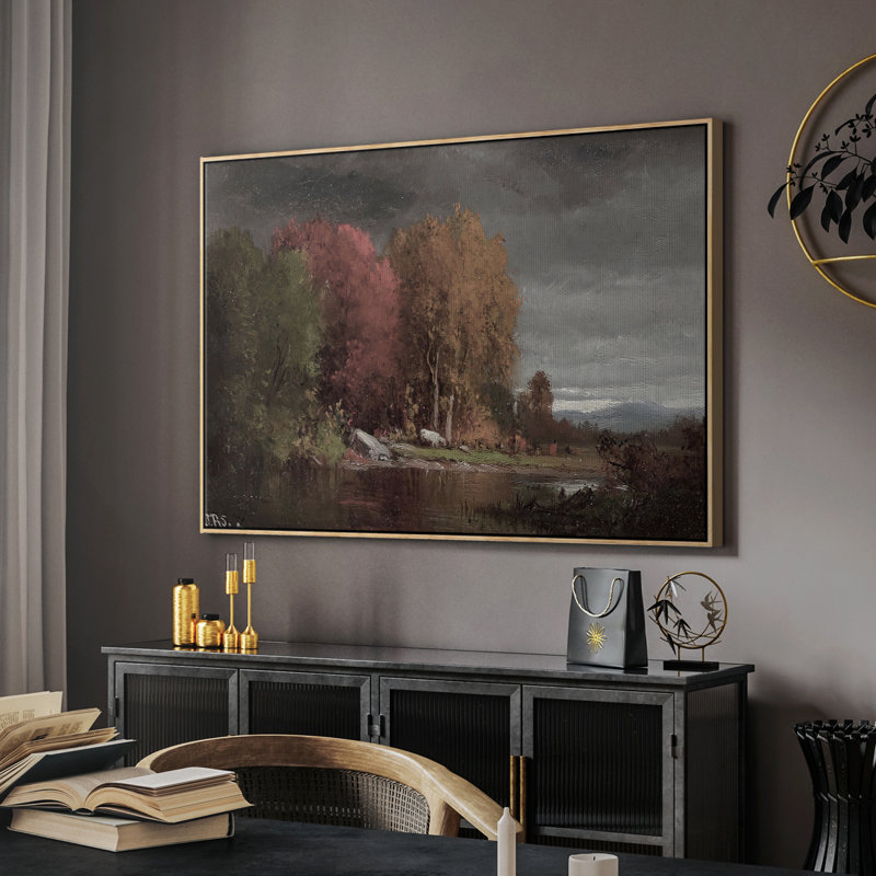 «Vintage Landscape - CCCVXVII» sur toile, H 17 po x l 25 po