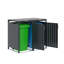 Bilbao Metal Double Bin Store-123412486