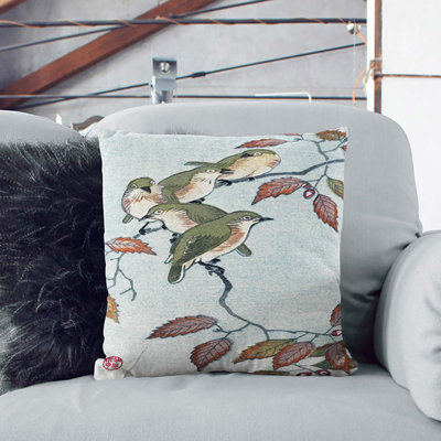 Floral Square Throw Cushion