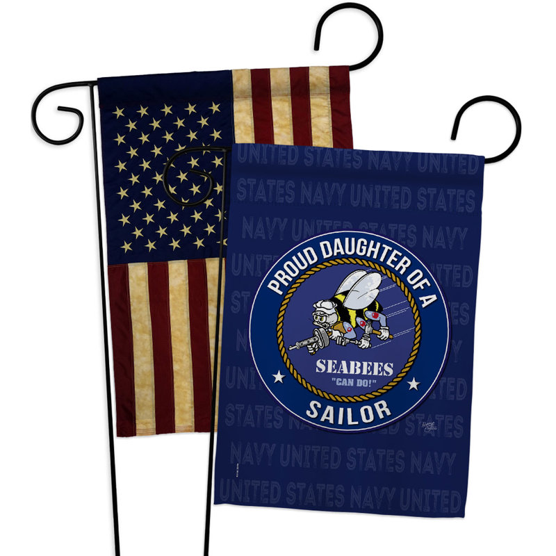 Double Sided 18.5'' H x 13'' W Polyester Garden Flag