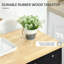 Buffet noir 2 portes avec tiroirs et tablettes réglables