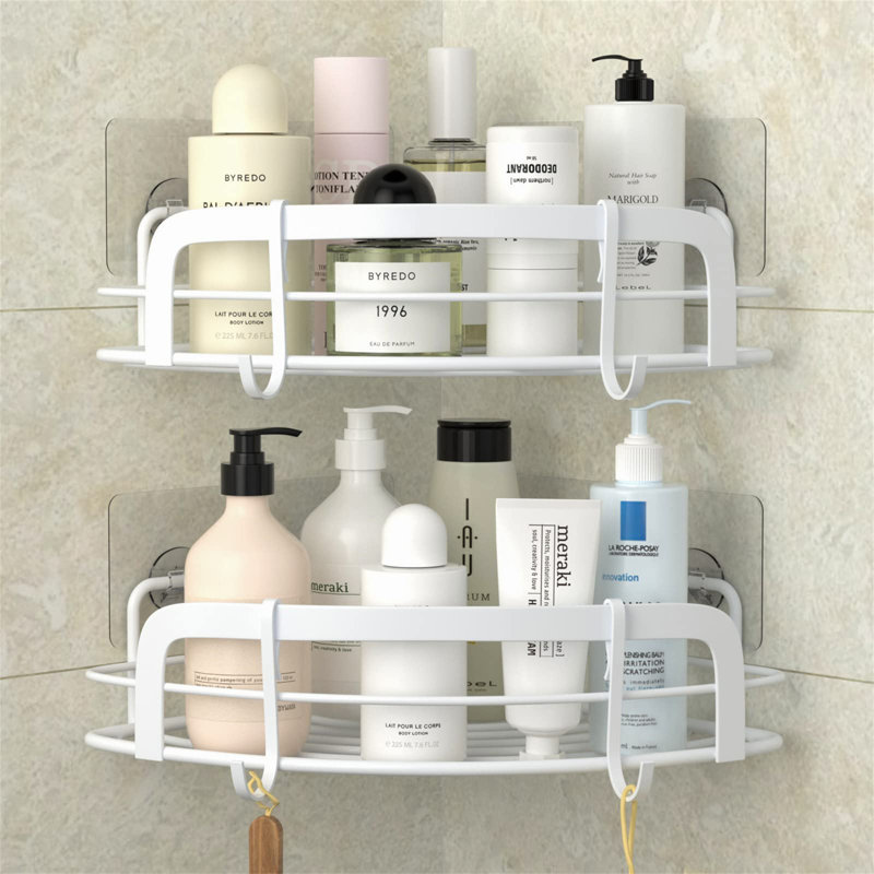 Shower Corner Caddy, Bathroom Corner Shower Shelf,  2 Pack, Stainless Steel