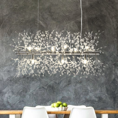 Adoniyah 9 - Light Chandelier with Crystal Accents