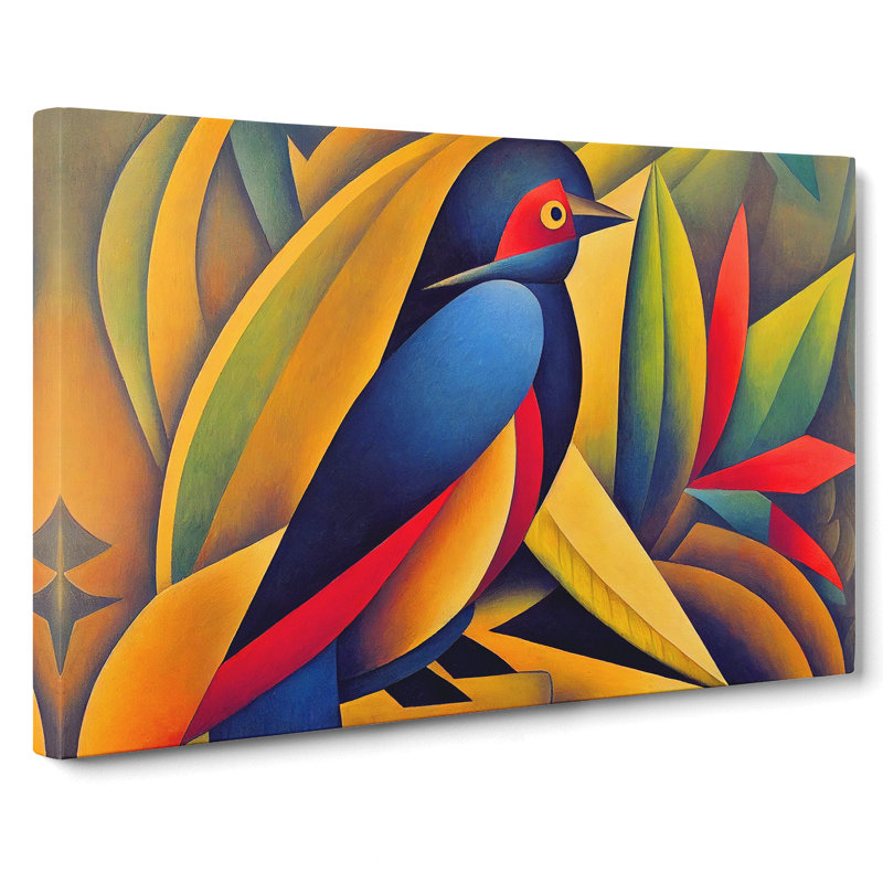 Flawless Bird Abstract - Wrapped Canvas, 40cm H x 60cm W x 3cm D