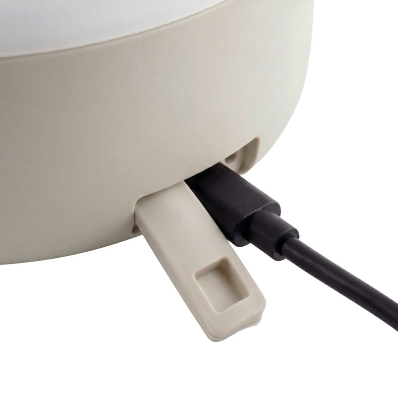 Lampe de table sans fil CALMA DEL rechargeable pour l'intérieur et l'extérieur - Petit modèle - Gris granit, Small
