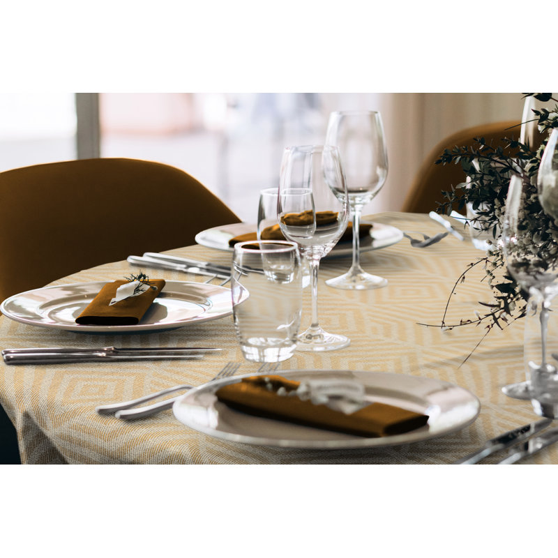 Laurents Tablecloth, Curry, 130cm W x 190cm L