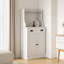 Armoire de rangement polyvalente avec tablettes réglables