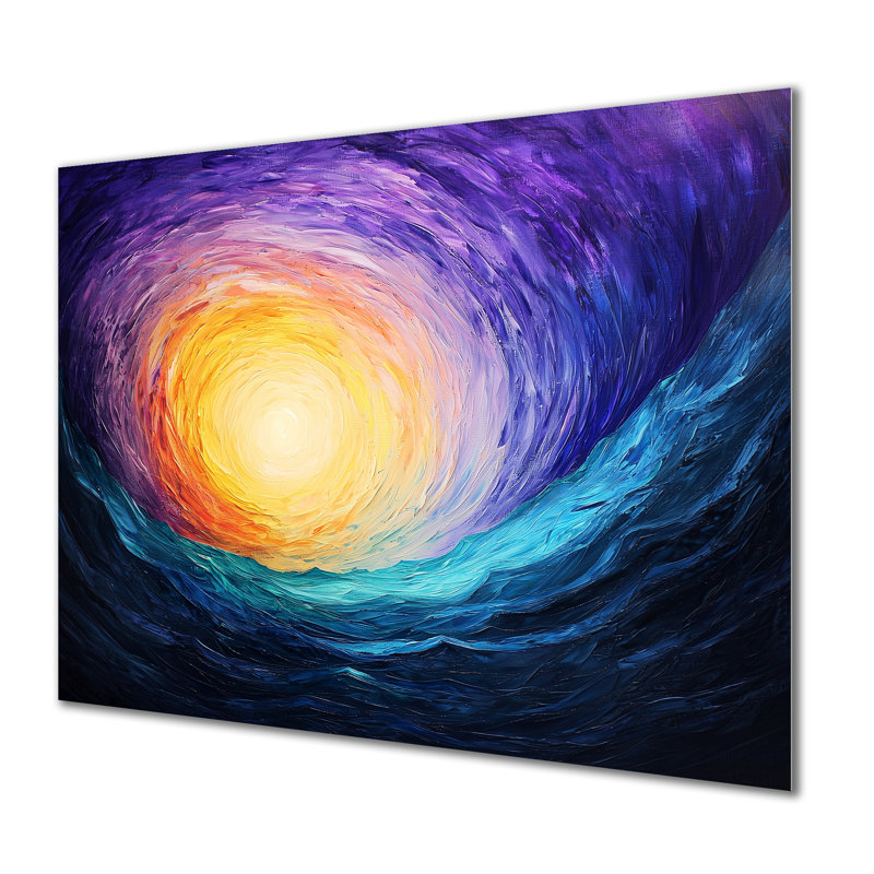 Explosion mauve galactique mauve de notre univers II - espace, art mural, impression astronomique, H 16 po x l 32 po
