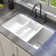 33" X 19" White Undermount Kitchen Sink Workstation Rectangular Sink Granite Composite Dual Mount Single Bowl Basin Farmhouse Deep Sink with Accessories