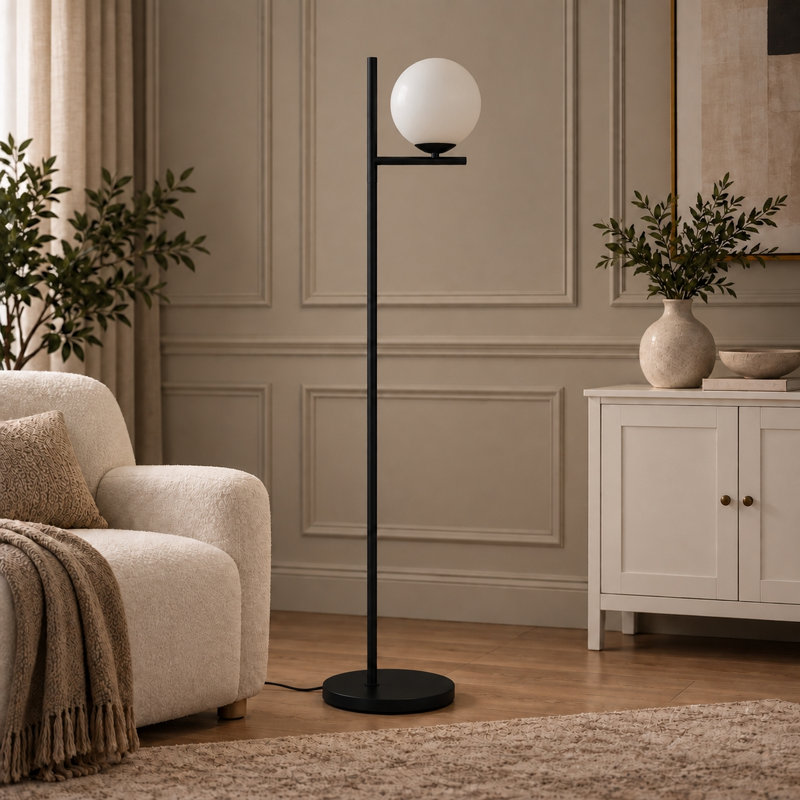 Nefisa 150cm Black Novelty Floor Lamp