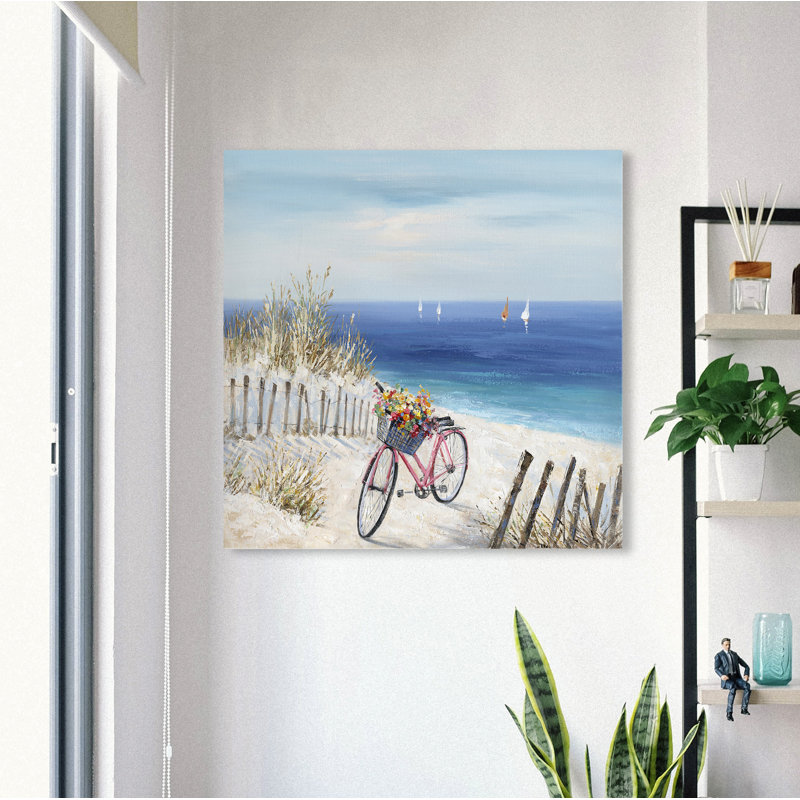 Beach - Wrapped Canvas Painting