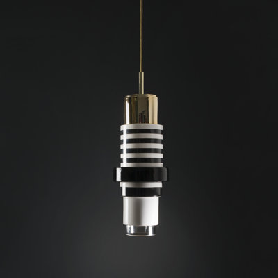 Emeline 1 - Light Gold Unique/Statement Pendant