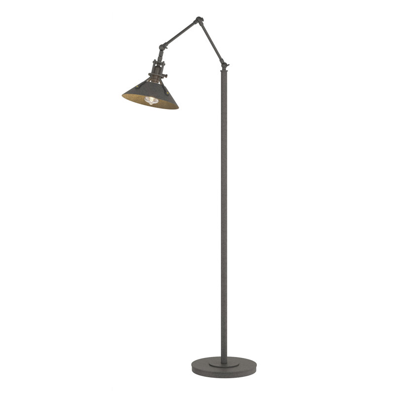Henry 60.8" Task Floor Lamp, Natural Iron, Natural Iron