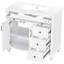 Meuble-lavabo sur pied 36 po avec lavabo en céramique-257347868