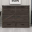 Lit plateforme pliable avec station de charge et grand tiroir de rangement-1384562346