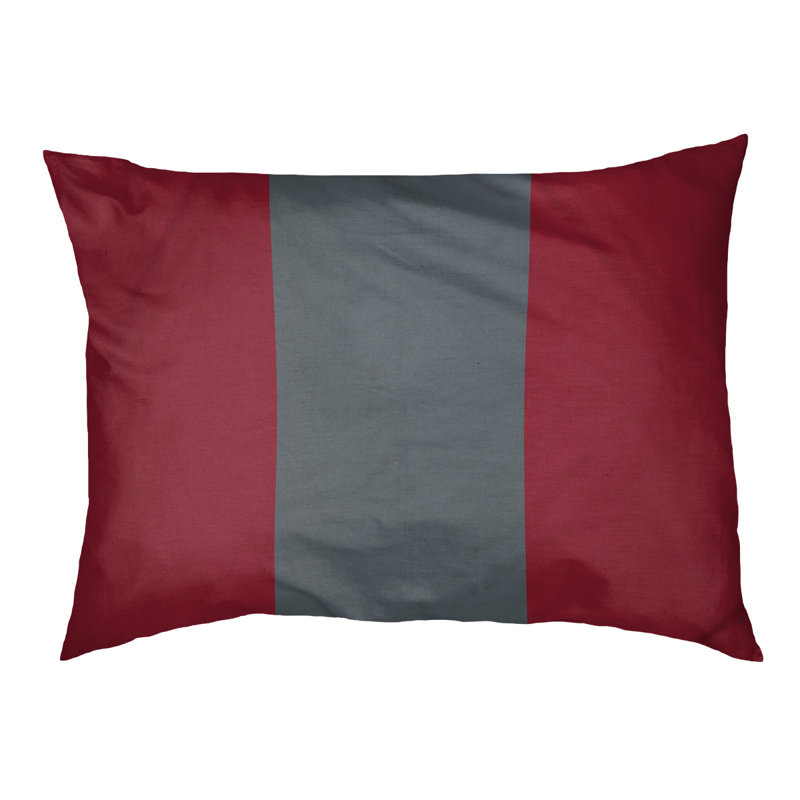 Coussin d'extérieur pour chien Florida Tribe, Très grand (l 50 po x P 40 po x H 7 po), Red/Gray/Red