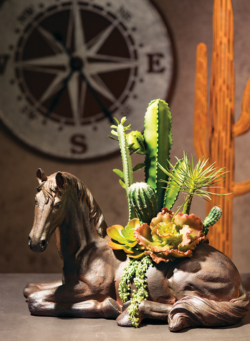 Hanging 18'' Faux Succulent Plant