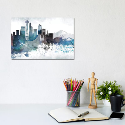" Seattle Bluish Skylines "