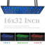 Rain Fixed Shower Head 2.5 GPM GPM with Temperature-based LED