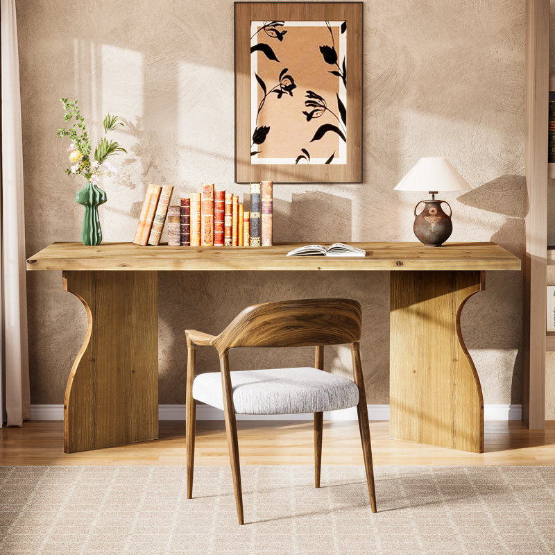 63" W. Home Office Desk,Rectangle Computer Desk