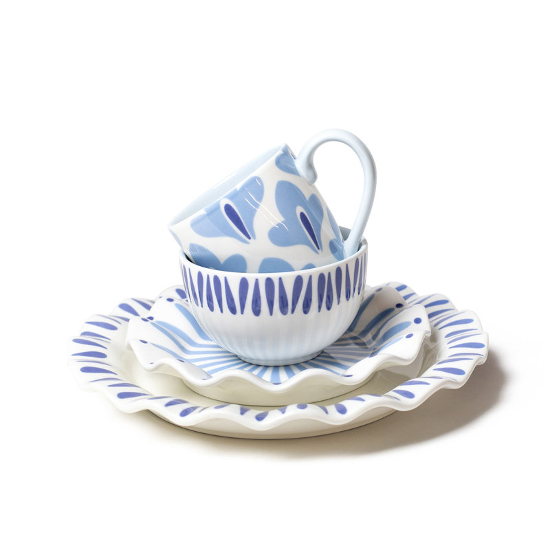 Iris Blue 4 Piece Place Setting