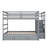 A Full-Over-Full Bunk Bed Accompanied By A Twin-Sized Trundle And A Staircase-1730680769