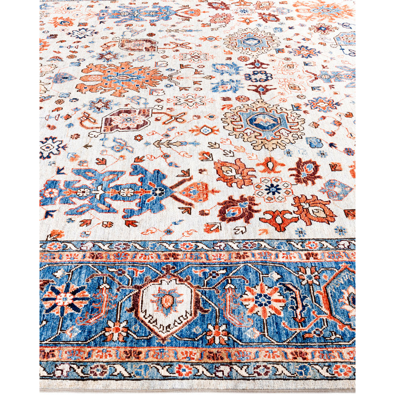 Serapi One-of-a-Kind Rectangle 8'9" X 11'9" Hand Knotted Area Rug
