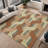 Machine Washable Indoor/Outdoor Lockway ACN2422 Mid-Century Modern Rug-1489076096
