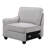 Linen 7Pc Modular L-Shape Sectional Sofa And Ottoman