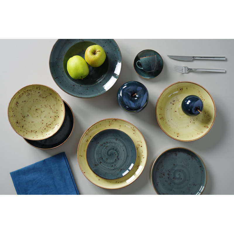 Myron 21cm Dinner Plate, Green