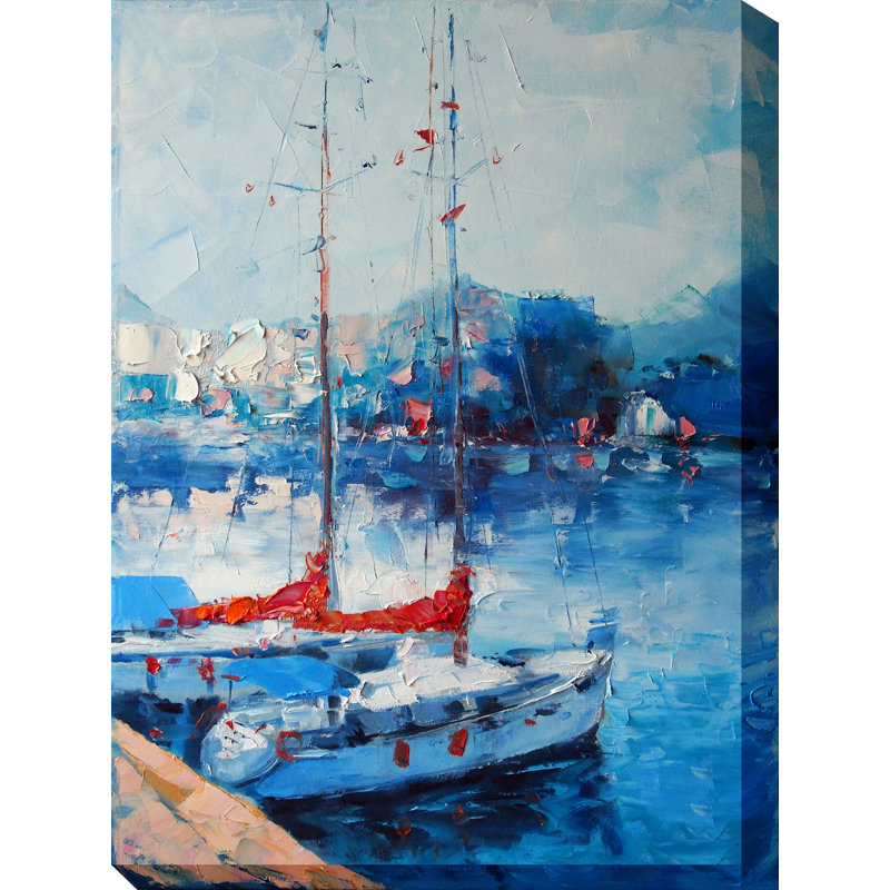 Décoration murale d’extérieur yacht club