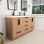 Ensemble de meuble-lavabo autoportant avec lavabo double 59,4 po Carla-13354666