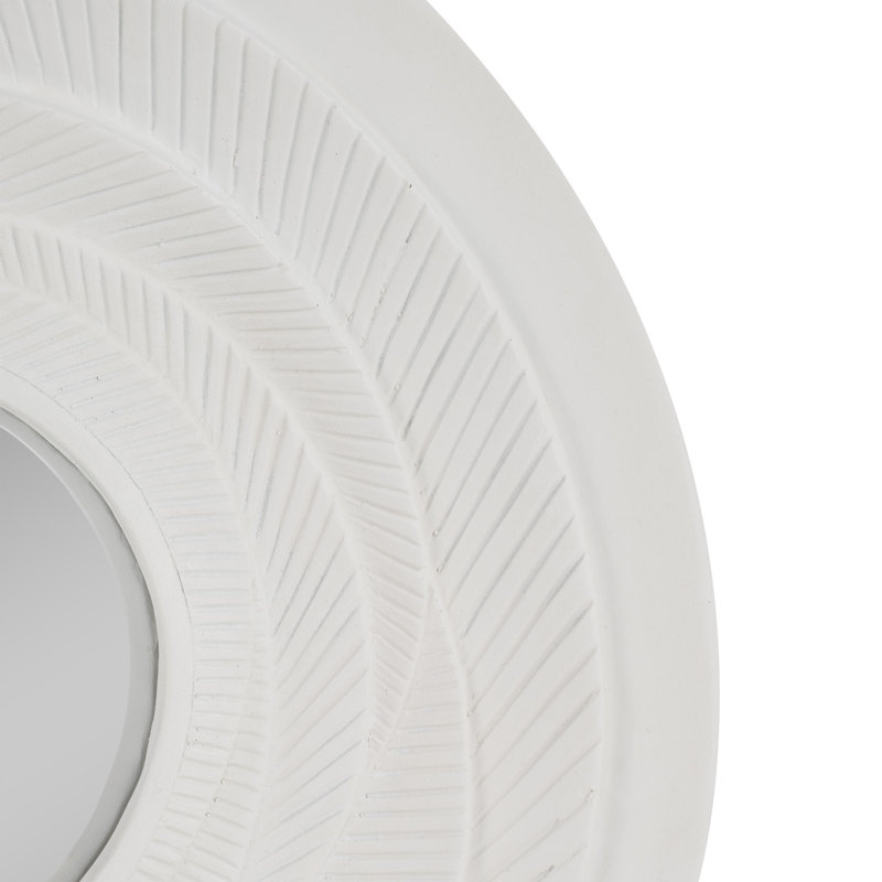 Orren Ellis 3-Piece 15/17/24" Crescendo Dimensional Convex Mirror, Resin, Gray