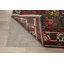 Tapis unique en laine noué à la main de style brun des années 4 de 4 pi 10 po x 6 pi 11 po Babic