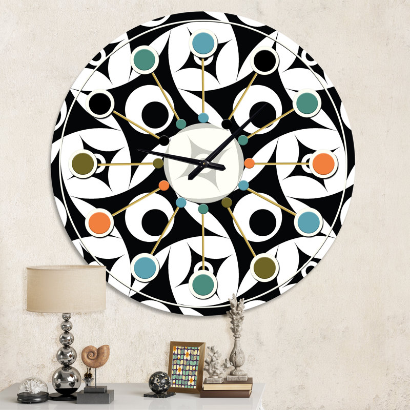 Horloge murale Mid-Century, Moyenne
