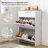 Hidden Shoe Cabinet With 3 Flip Drop-Down Door-1894525330