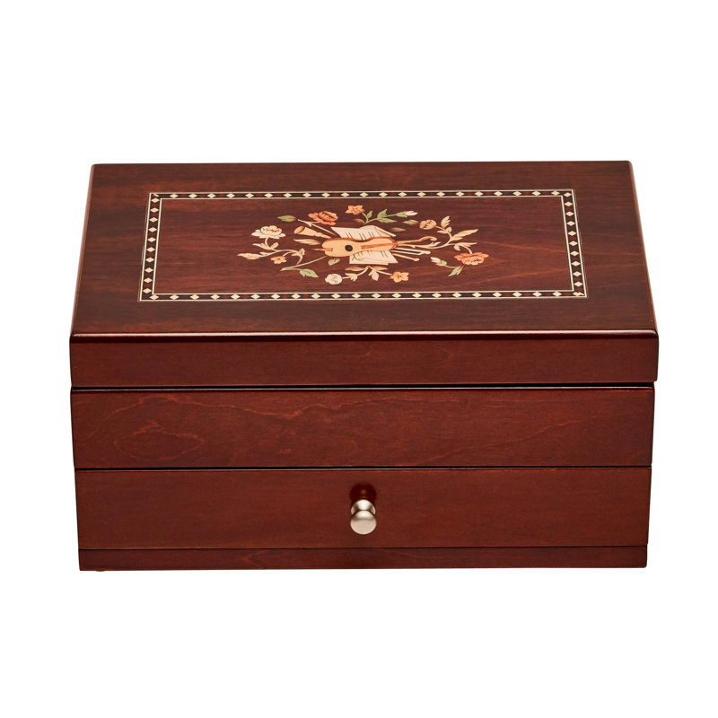 Boîte à bijoux en bois