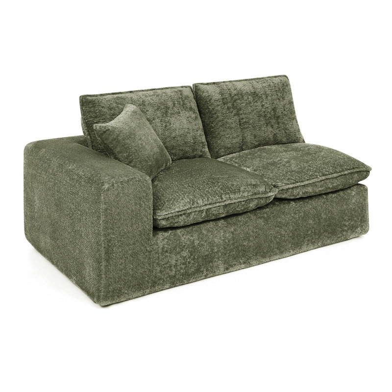 Canapé modulaire en L, Vert