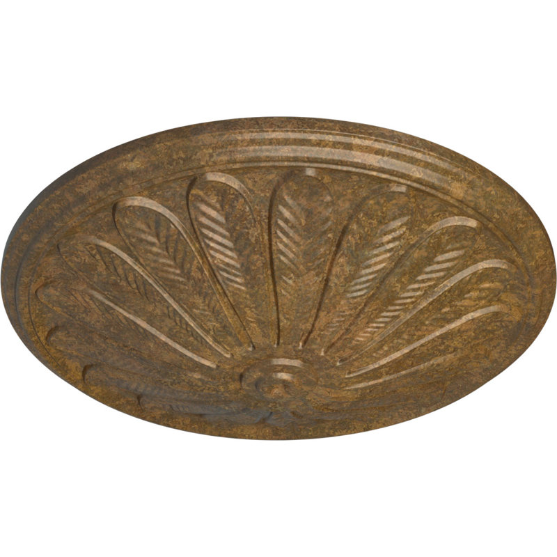 Médaillon de plafond Endurathane Brontes, diamètre extérieur 25 1/2 po x P 5 1/2 po (convient aux auvents jusqu'à 3 5/8 po)