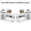 L-Shaped Metal Base Computer Desk-1404212560