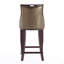 Evalyn Natural Textured Chenille Counter Stool  With Beech Wood Legs-2069368513
