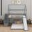 Twin Over Full Bunk Bed With Slide-842490950