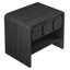 Toscana 1-Drawer Nightstand In Black
