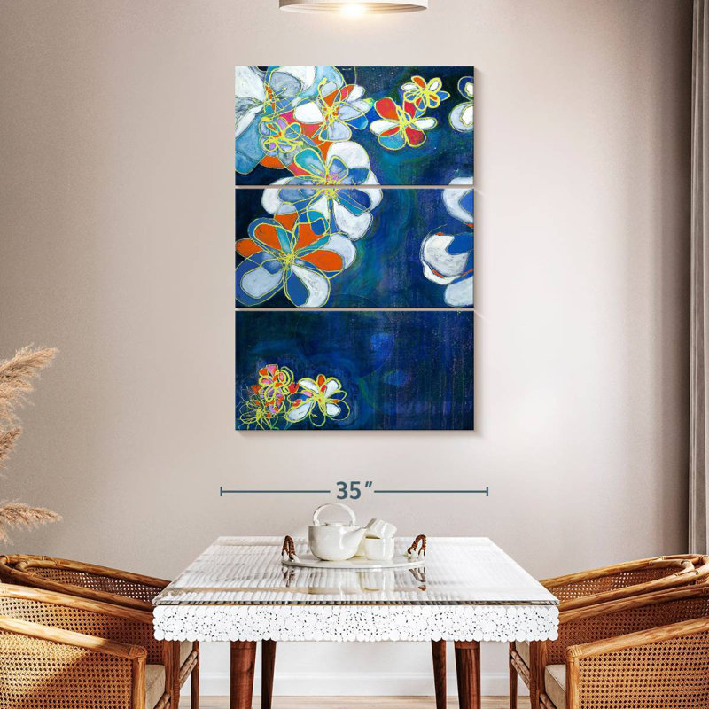 Harnek Night Blooms I, H 50 po x l 32 po