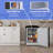 Conserv 3.2 cu. ft. Retro Mini Refrigerator Convertible Freezer Frost Free 110V