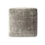 Strovolos Modern Geometric Velvet Blend Upholstered Ottoman