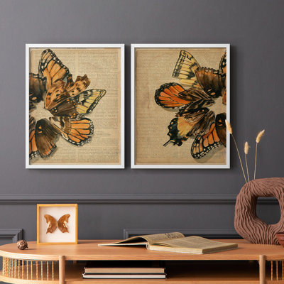 Winged Wreath I-Premium Framed Print -Ready to Hang - No Nails Required - No Nails Required